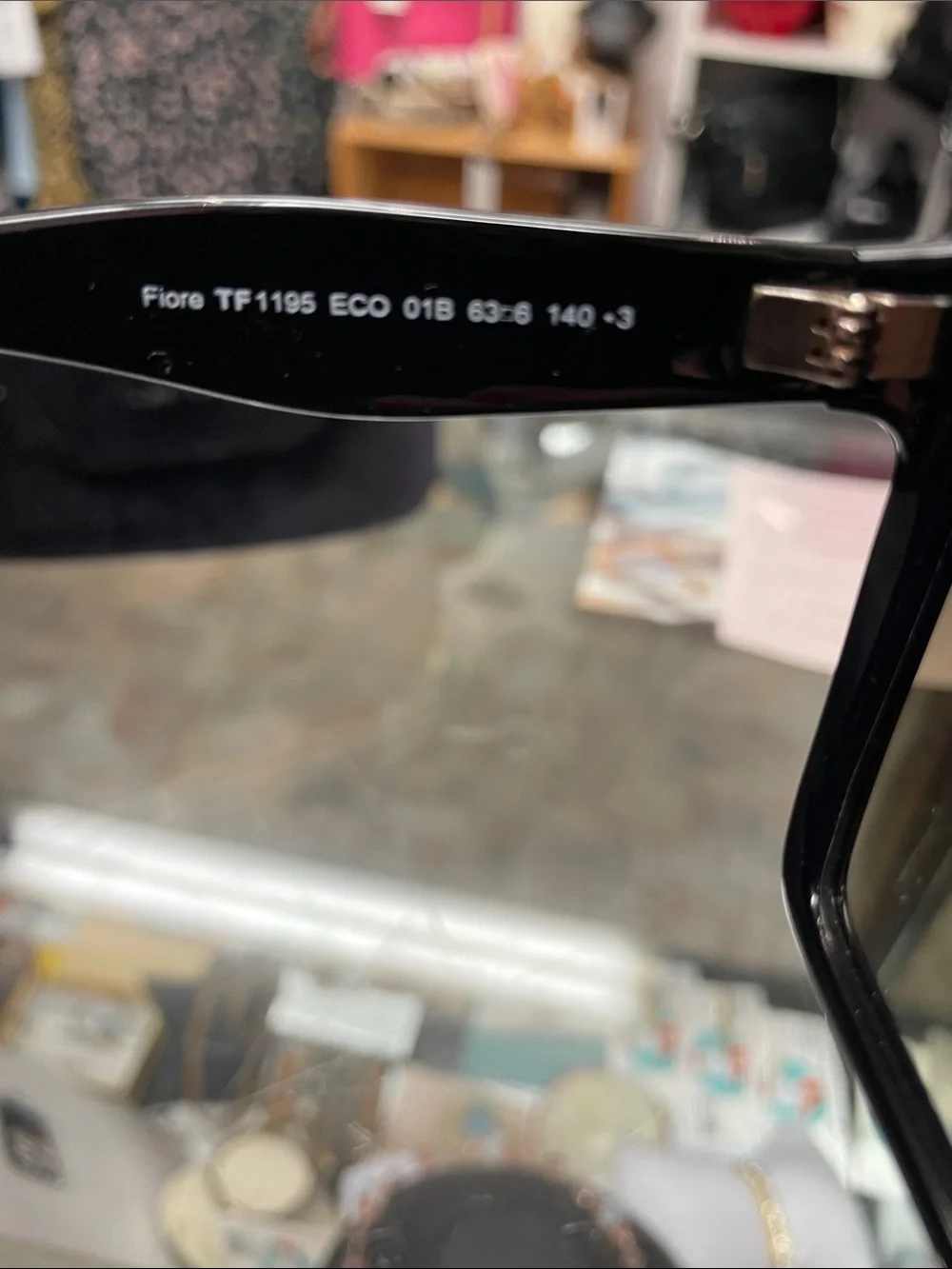 Tom Ford Black Oversized Angular Cat-Eye Sunglasses
